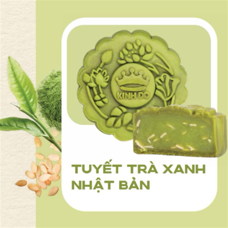 Bánh nướng TUYẾT TRÀ XANH NHẬT BẢN 150G – Bánh mới 2025