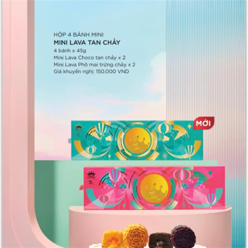 Mini Lava Tan Chảy 4 bánh x 45g-SẢN PHẨM MỚI