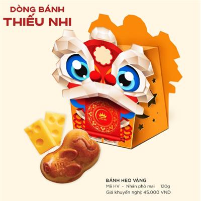 Bánh heo Vàng Kinh Đô (Nhân phô mai)