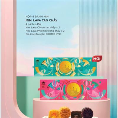Mini Lava Tan Chảy 4 bánh x 45g-SẢN PHẨM MỚI